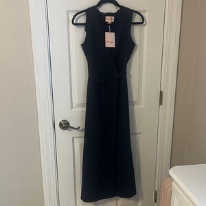 Rouje Black Sleeveless wrap dress 36